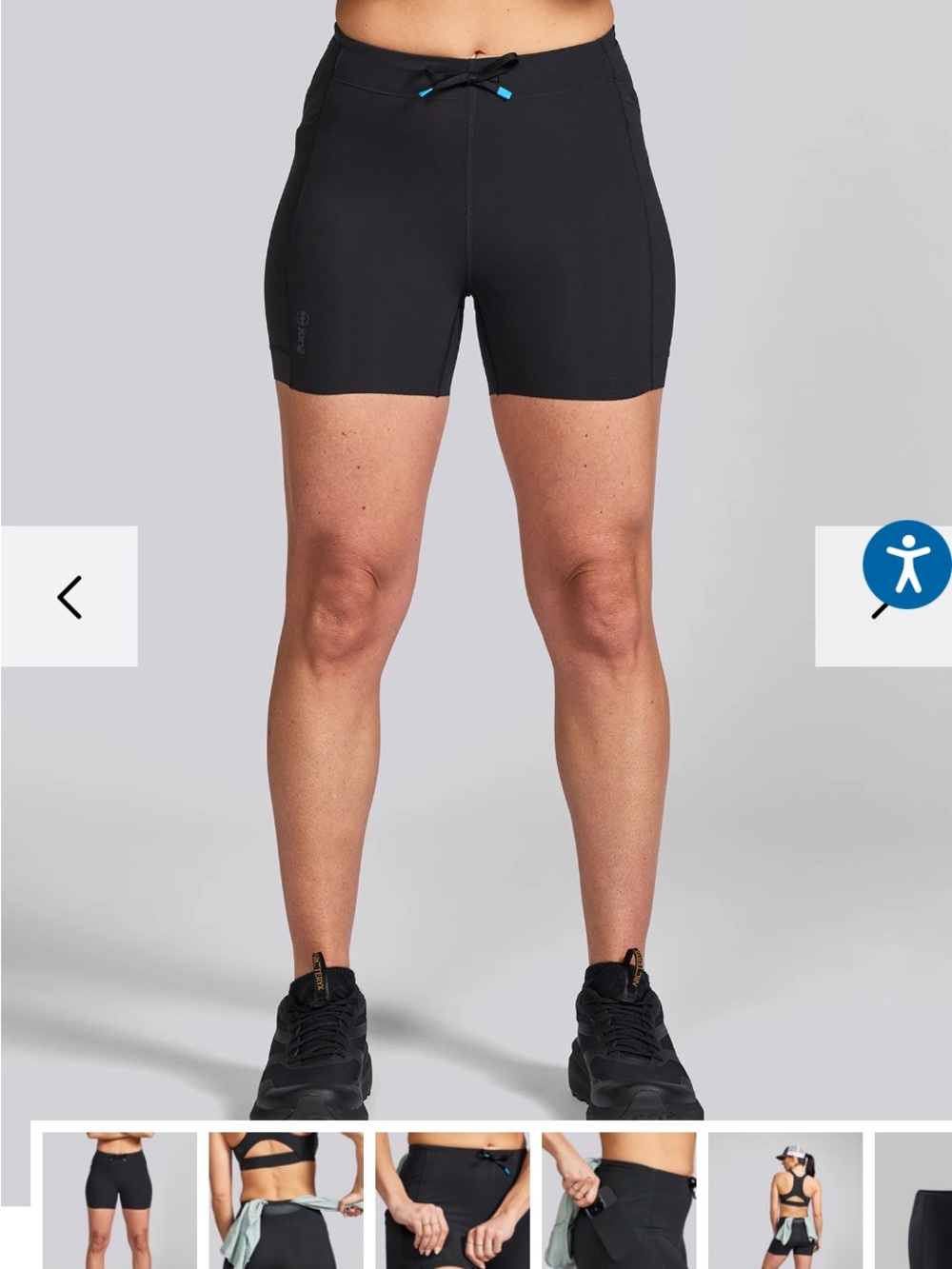 Janji Black 4” Trail shorts Small